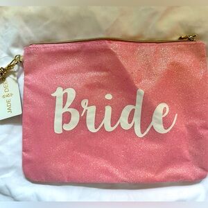 Bride clutch or travel bag